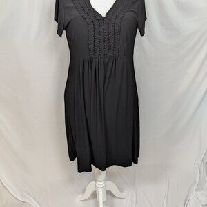 Black Ruffle Dress NIC & DOM XL/XXL